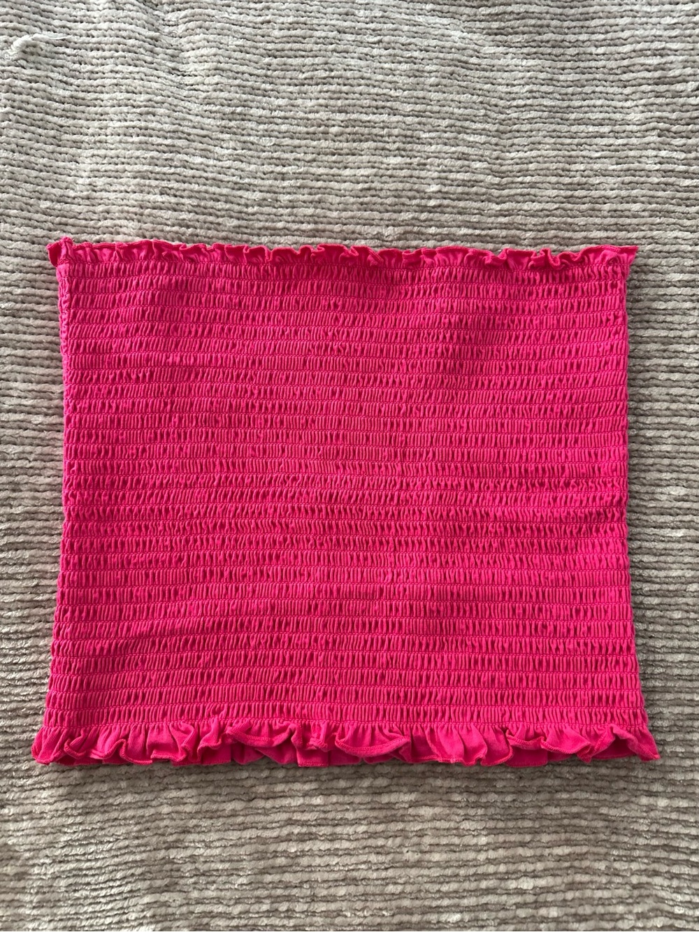 H&M pink stretch tube top, size M